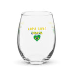 BRASIL - Copa Love Stemless wine glass