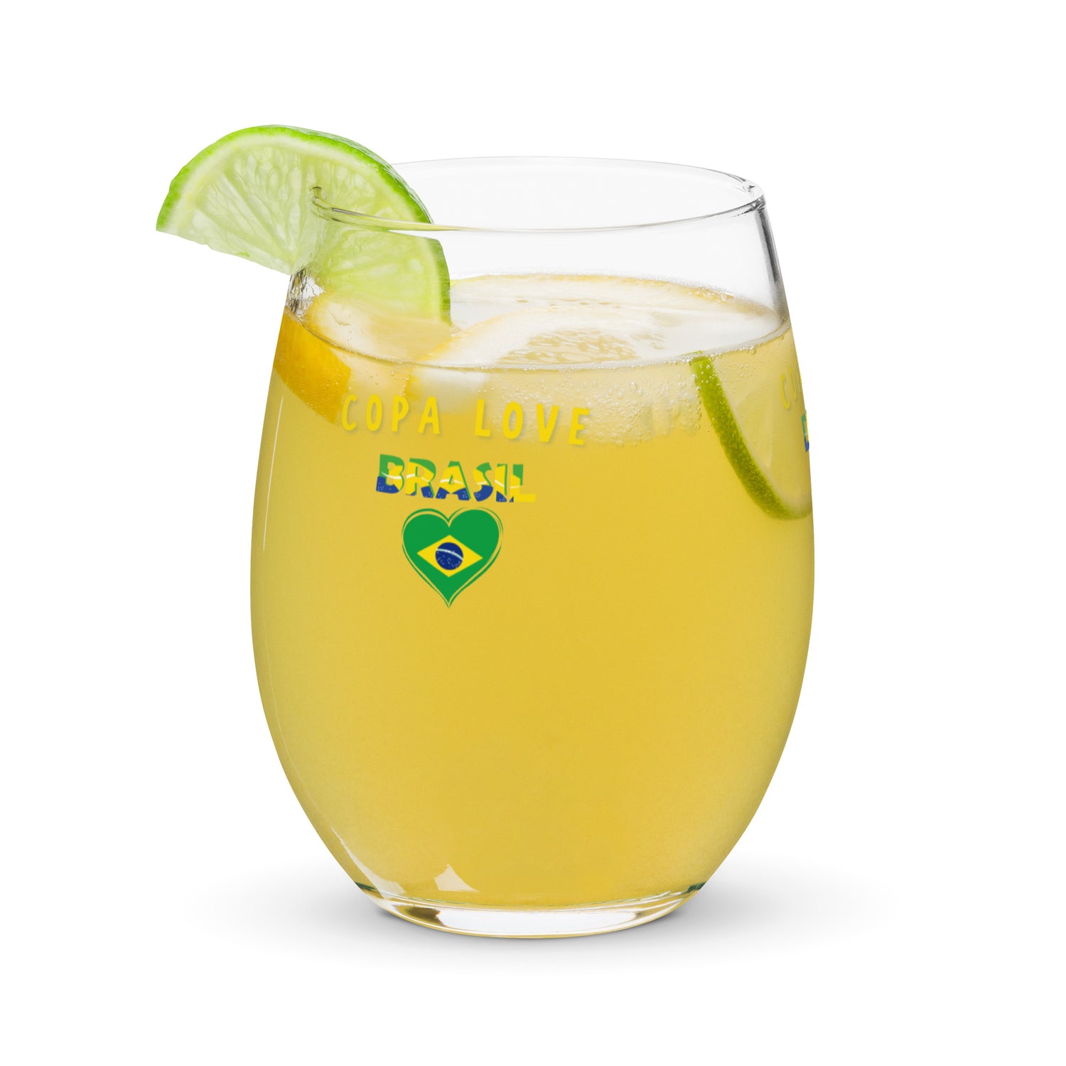BRASIL - Copa Love Stemless wine glass