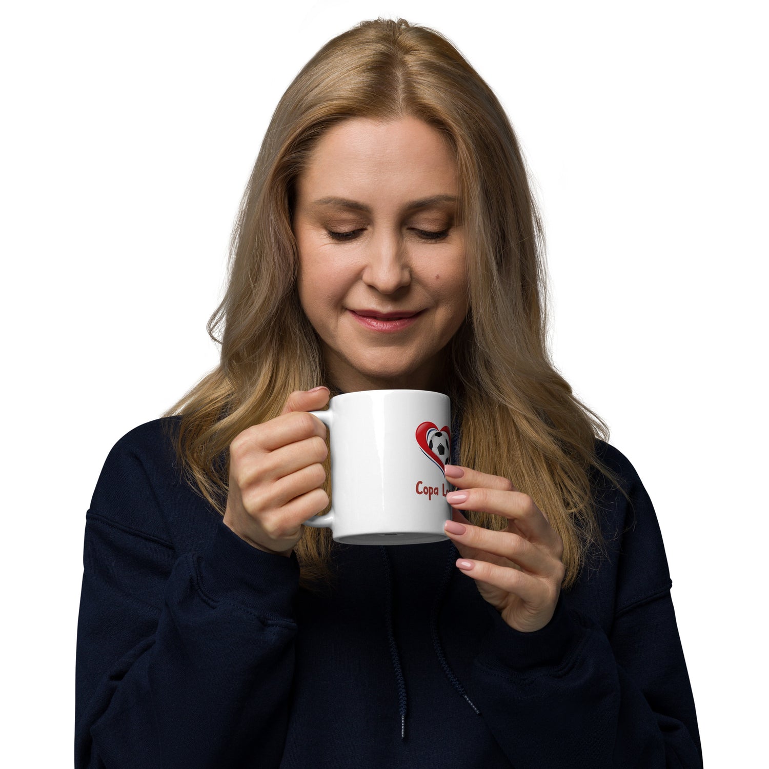 BRASIL - Copa Love White glossy mug
