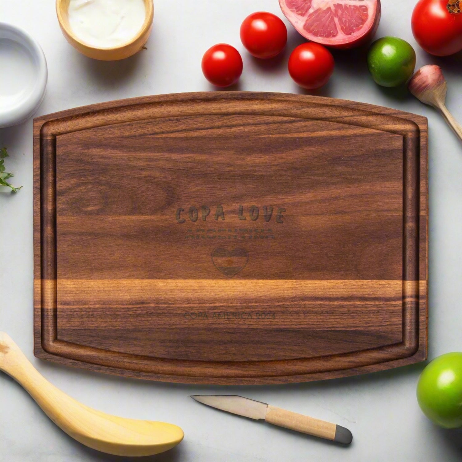 ARGENTINA - Copa Love Premium Wood Cutting Board