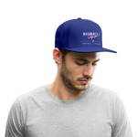 Snapback Baseball Cap - royal blue