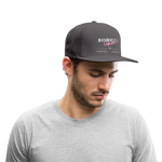 Snapback Baseball Cap - dark grey