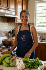Adjustable Apron - navy