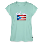 Women's Roll Cuff T-Shirt - mint