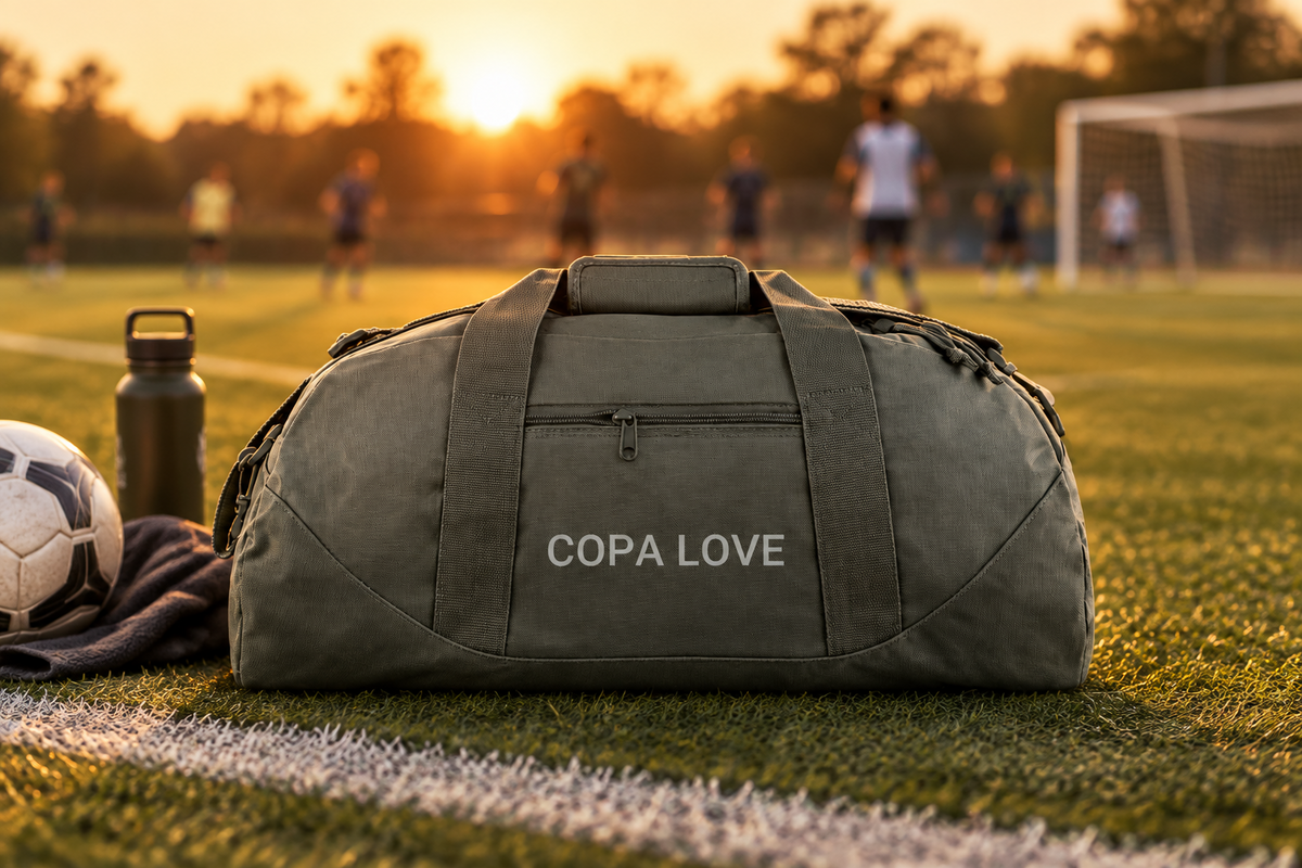 Copa Love - Recycled Duffel Bag - charcoal