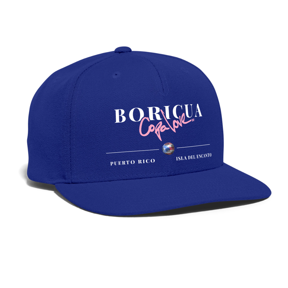 Snapback Baseball Cap - royal blue