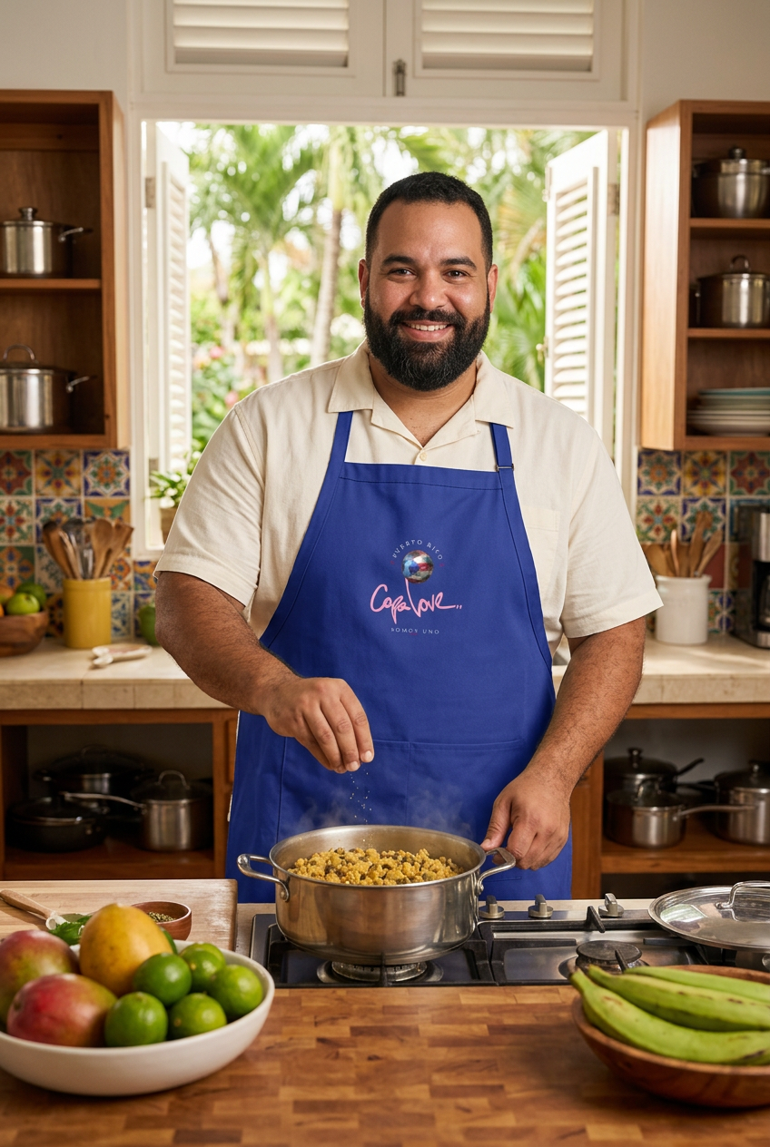 Adjustable Apron - royal blue