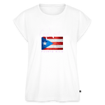 Women's Roll Cuff T-Shirt - white