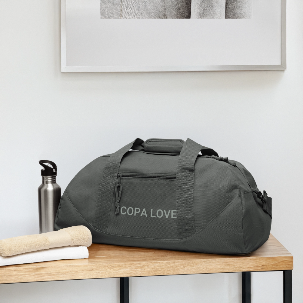 Copa Love - Recycled Duffel Bag - charcoal