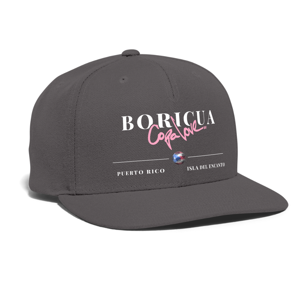 Snapback Baseball Cap - dark grey