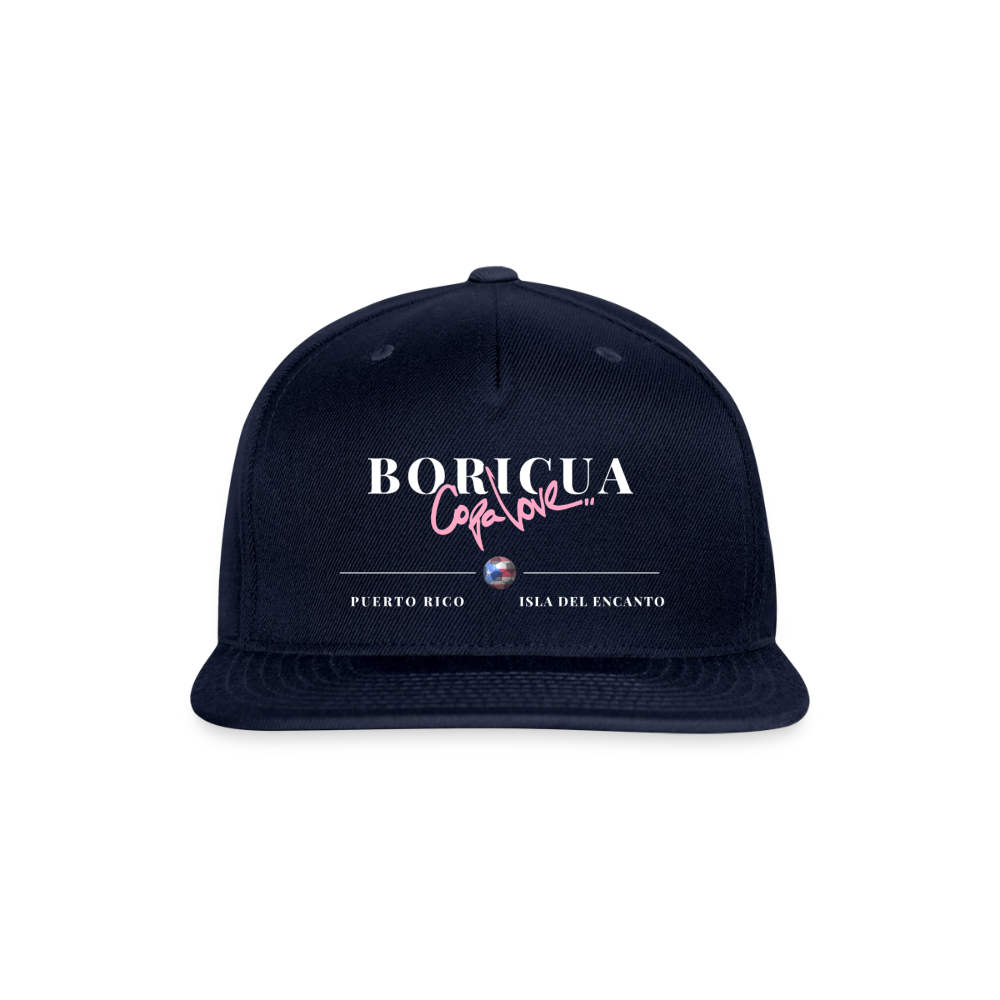 Snapback Baseball Cap - navy