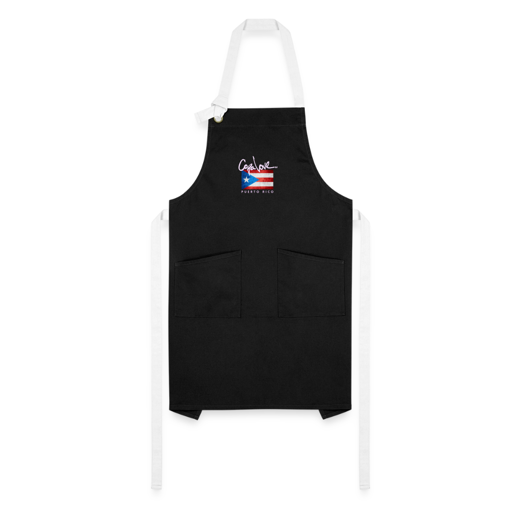 Artisan Apron - black/white