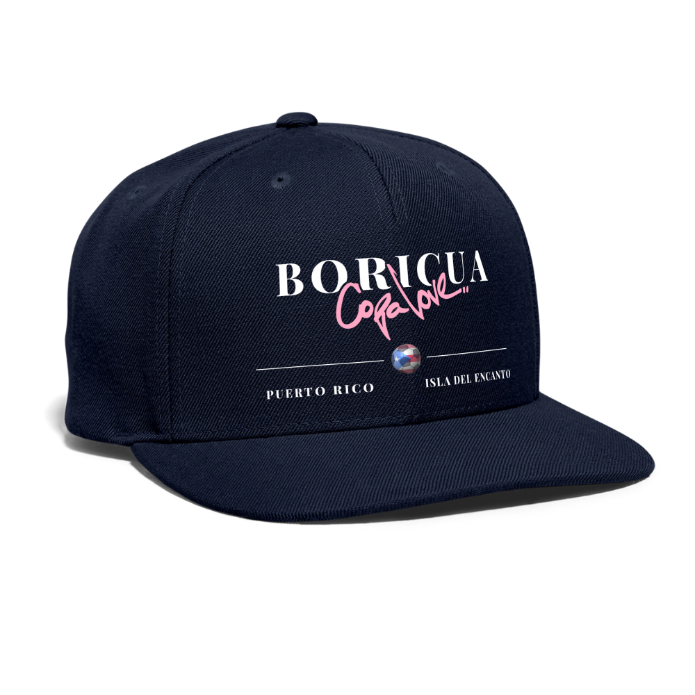 Snapback Baseball Cap - navy