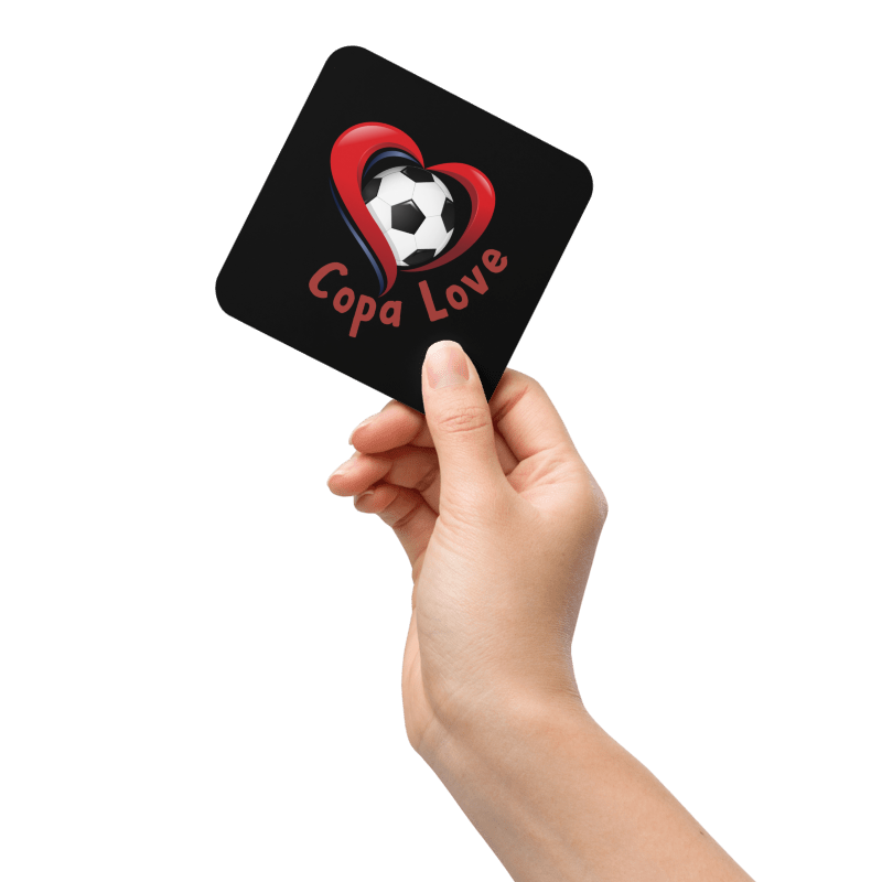 Copa Love - Exclusive Cork-Back Coasters: The Perfect Accessory for Soccer Fans!