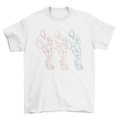 Copa Love - Soccer player sport line art t-shirt