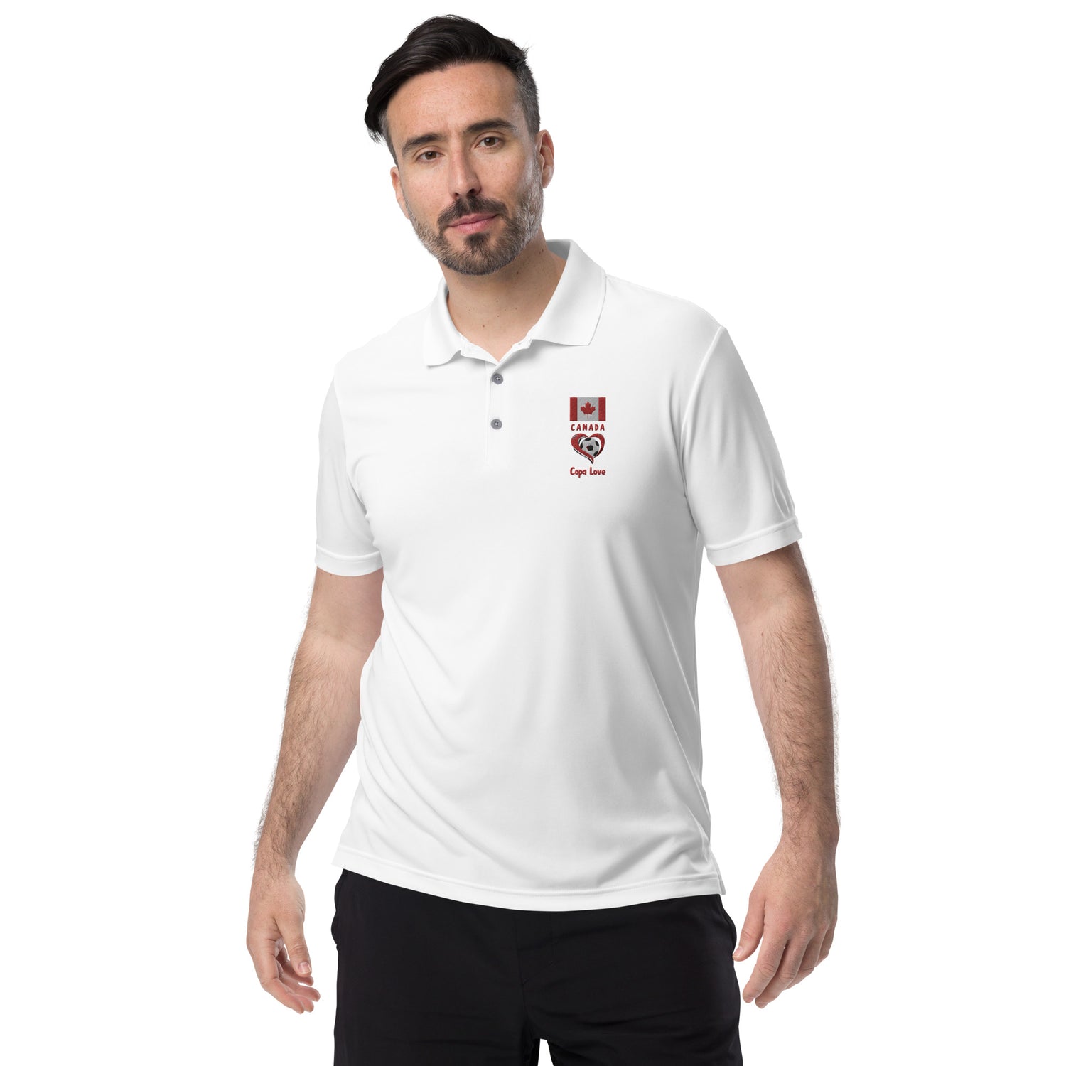 CANADA - copa love Adidas performance polo shirt