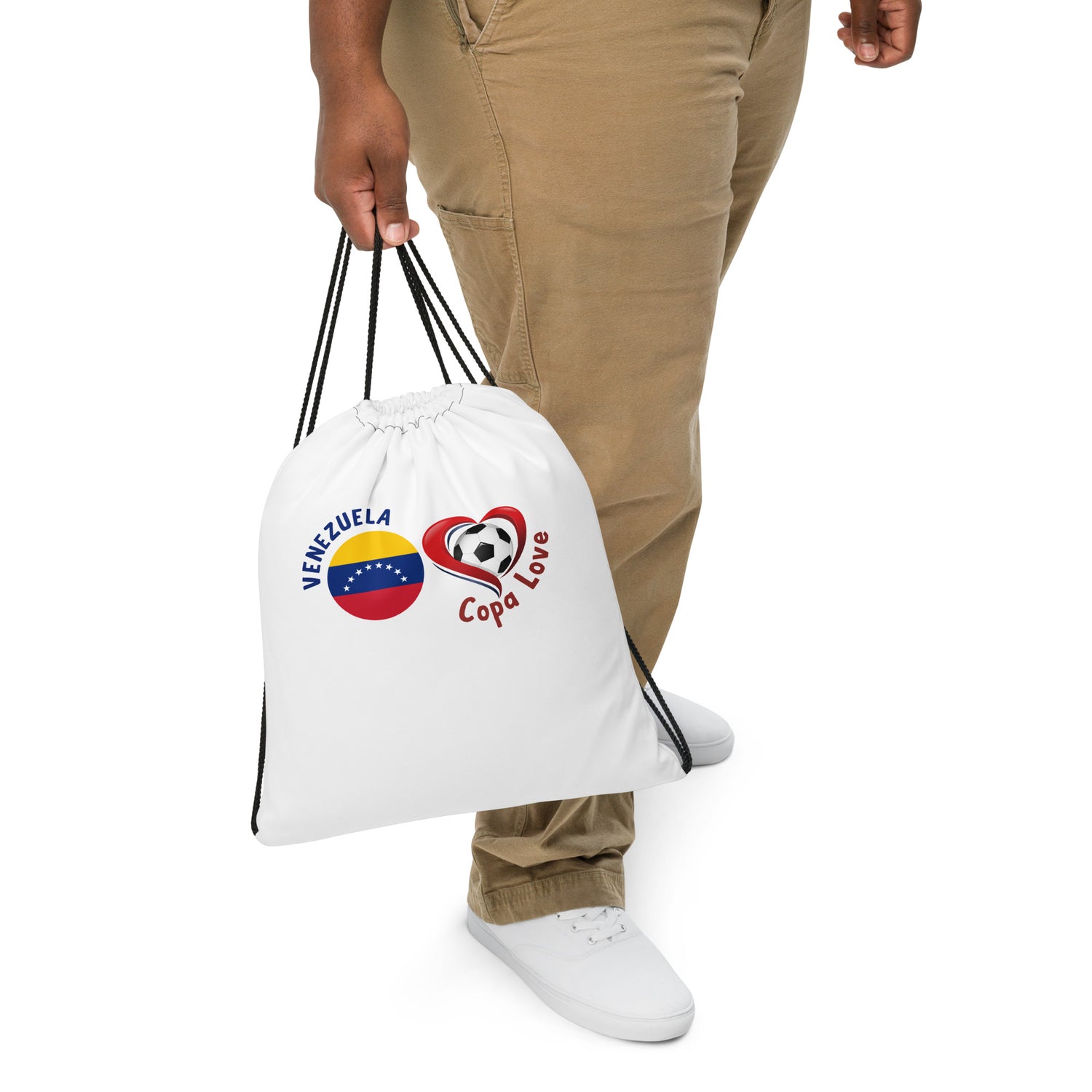VENEZUELA - Copa Love Drawstring bag