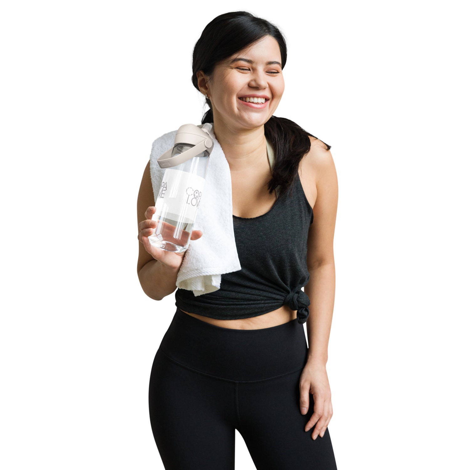 Premium Flip Straw Water Bottle – 25 oz | Copa Love