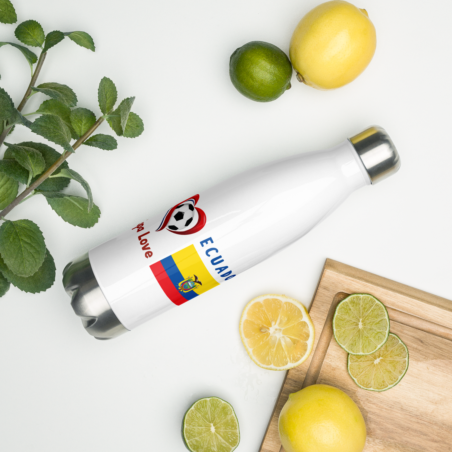 ECUADOR - Celebrate Soccer with Our Exclusive Water Bottle