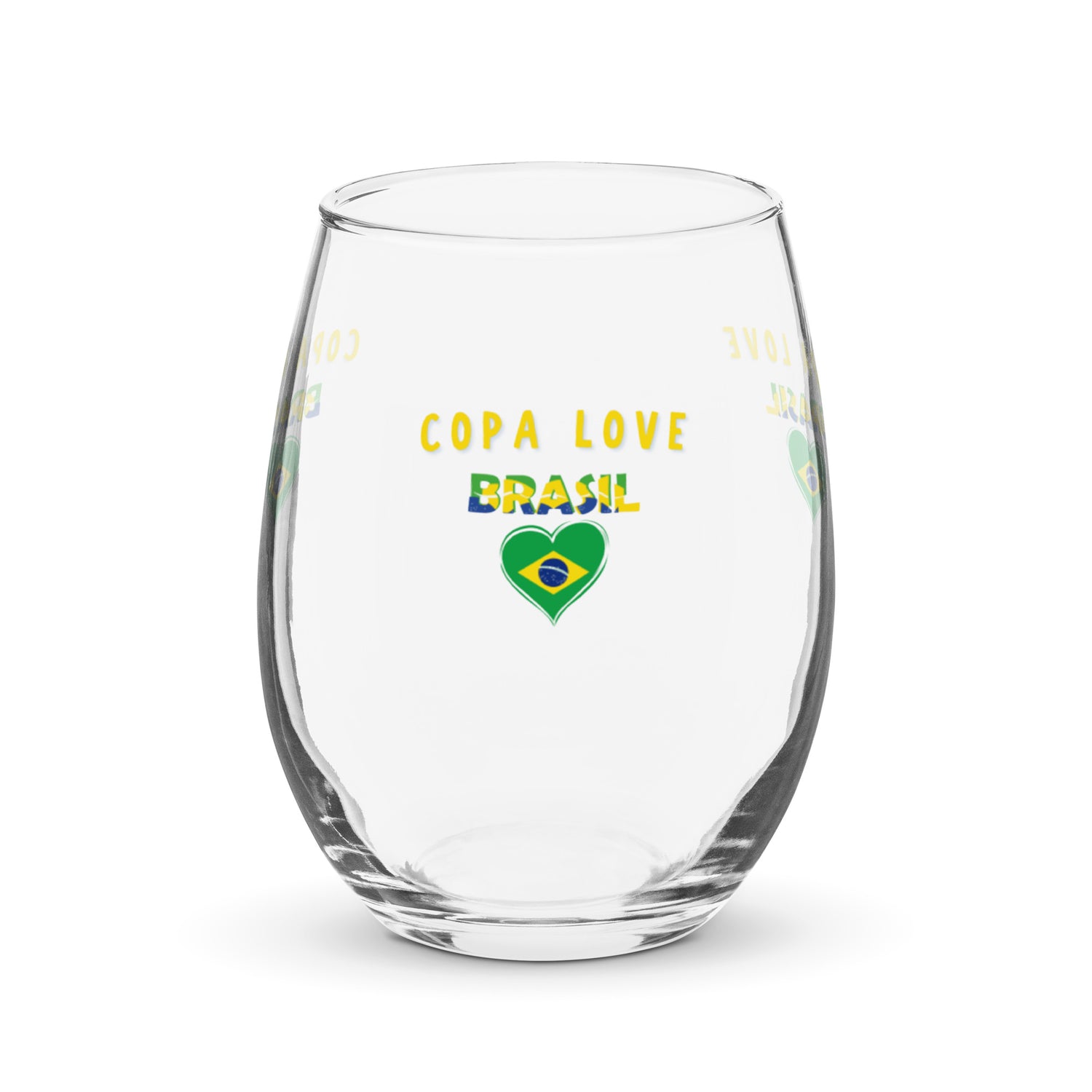 BRASIL - Copa Love Stemless wine glass