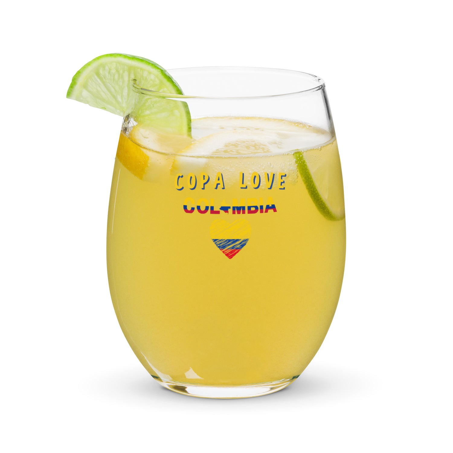 COLOMBIA - Copa Love Stemless wine glass