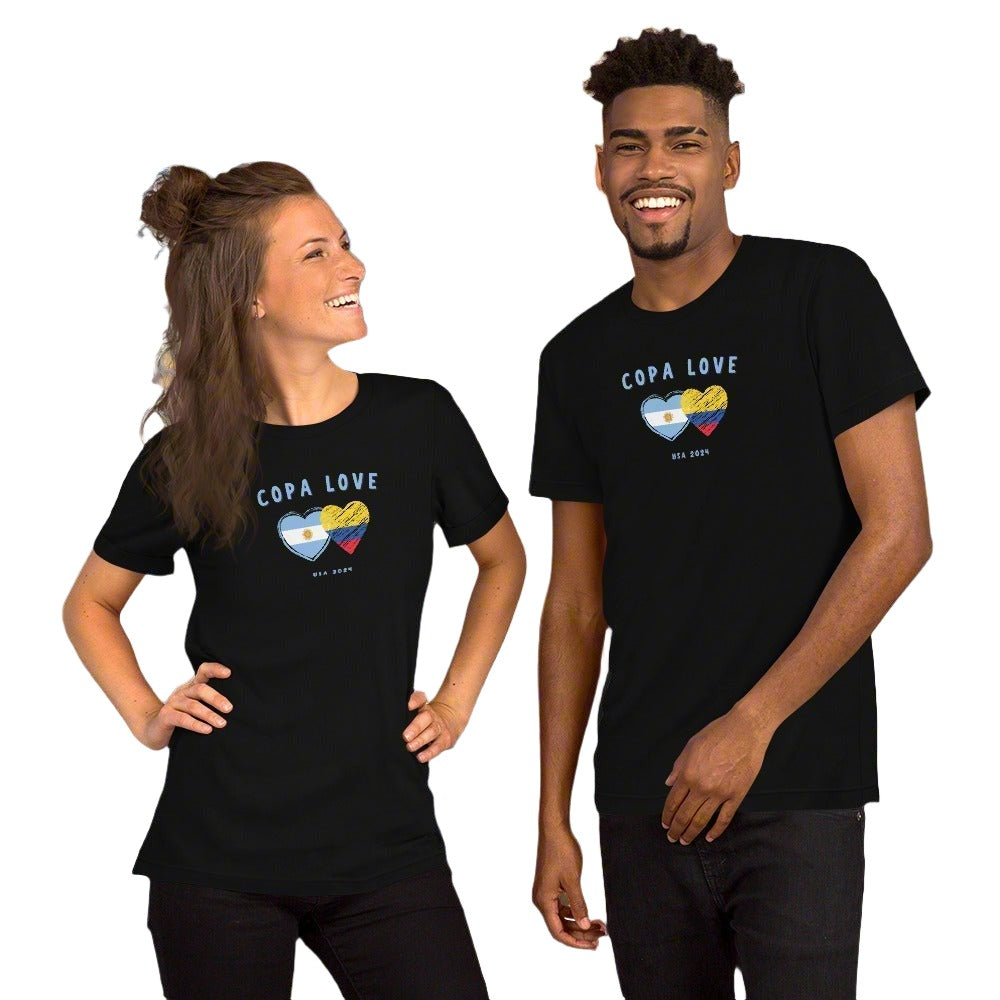 COPA AMERICA24 - ARGENTINA & COLOMBIA Unisex Bella & Canvas t-shirt