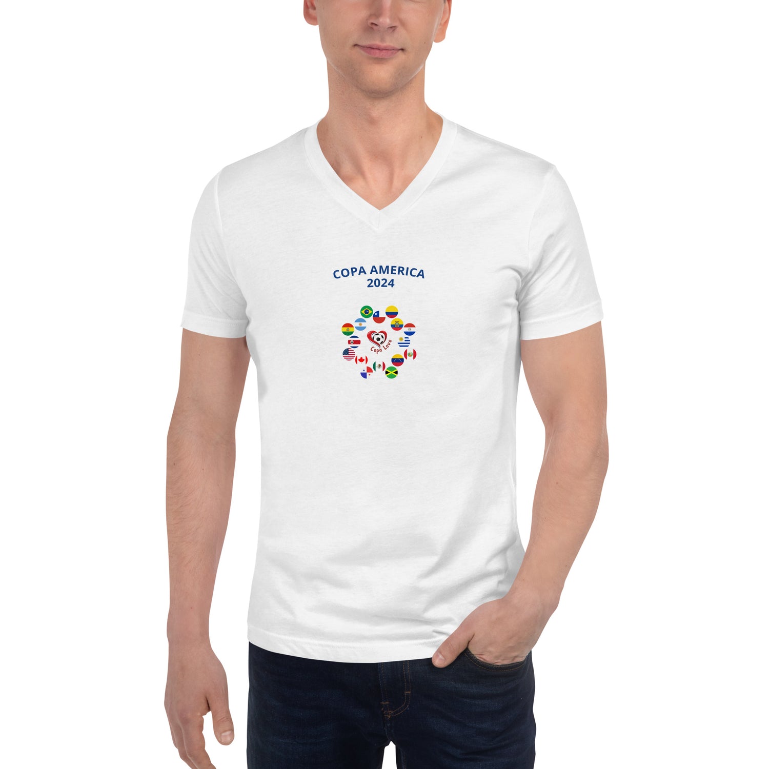 Copa Love - Limited Edition Unisex Short Sleeve V-Neck T-Shirt